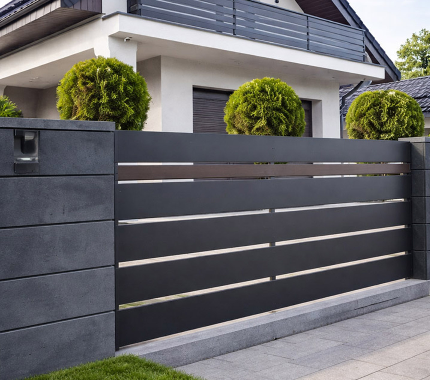 Ogrodzenia aluminiowe poziome